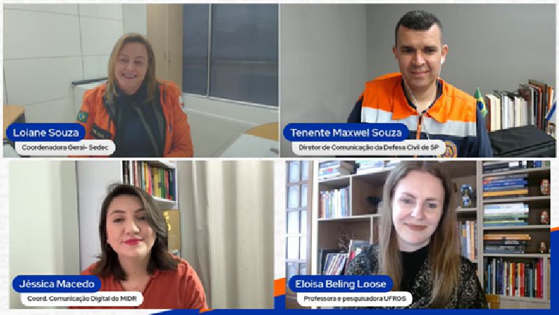 Defesa Civil alerta a comunicação na gestão de riscos