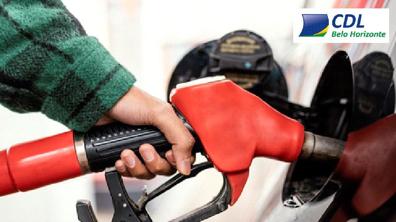 Gasolina sem imposto a R$ 3,82 o litro na capital mineira