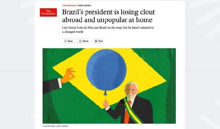 Lula perde influência no exterior e popularidade no Brasil