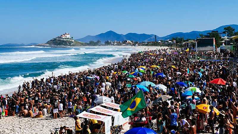 Saquarema é a única do mundo a sediar as três etapas do WSL