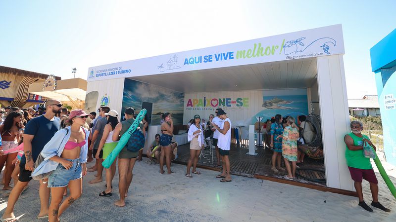 Saquarema une entretenimento e economia no Mundial de Surf