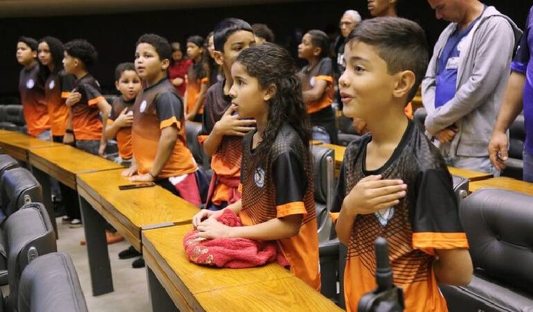 Homenagem ao Dia Nacional do Esporte