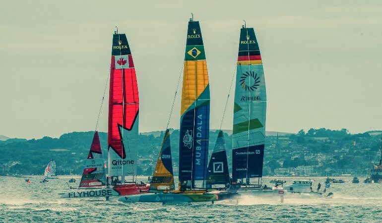 Mubadala Brazil SailGP Team em Portsmouth
