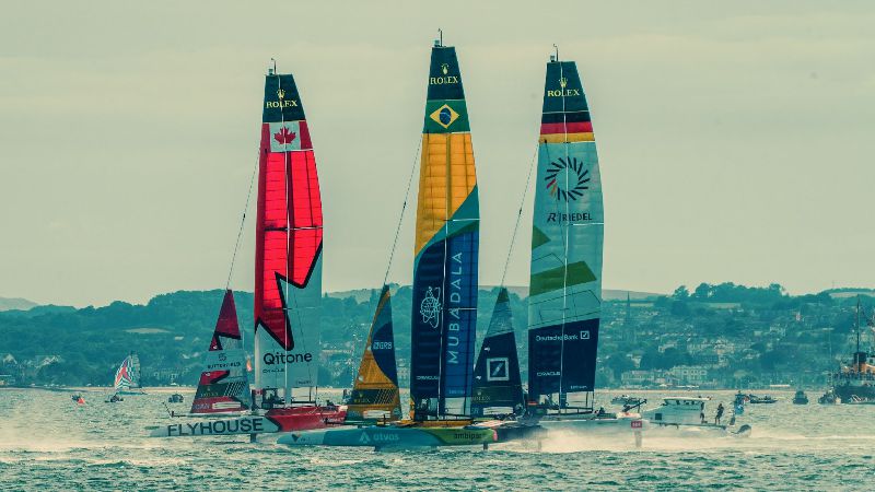 Mubadala Brazil SailGP Team em Portsmouth
