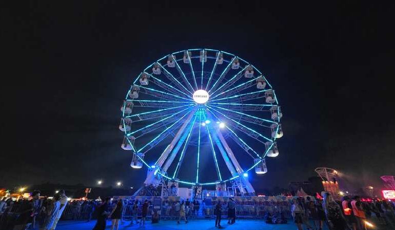 Samsung a melhor câmera do LollaBR