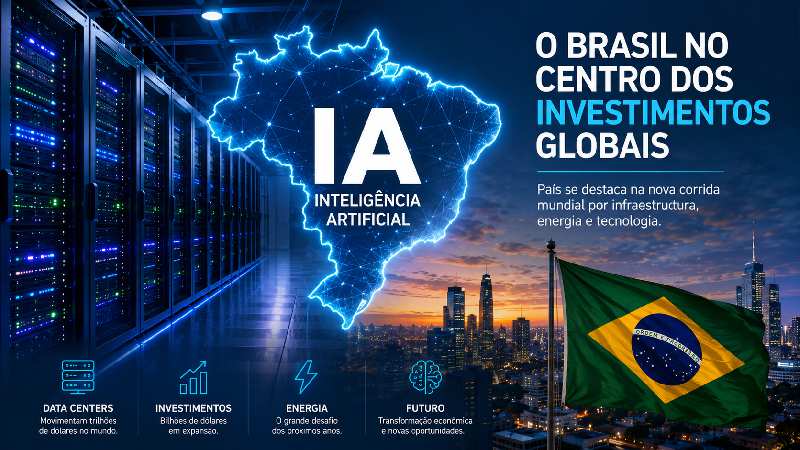 Brasil no Radar dos Bi em Investimentos na Corrida Global da IA