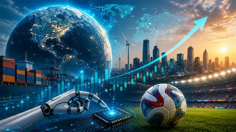 Economia, Inteligência Artificial, Geopolítica e Copa do Mundo