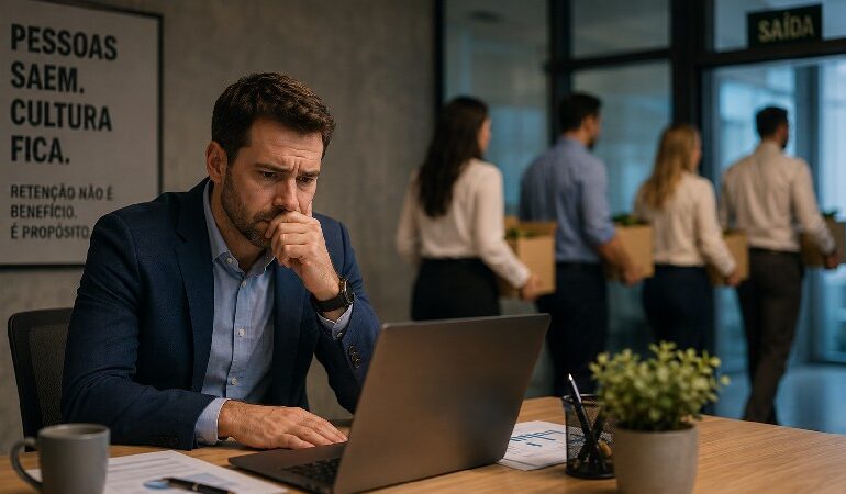 Empresas enfrentam crise de retenção de colaboradores